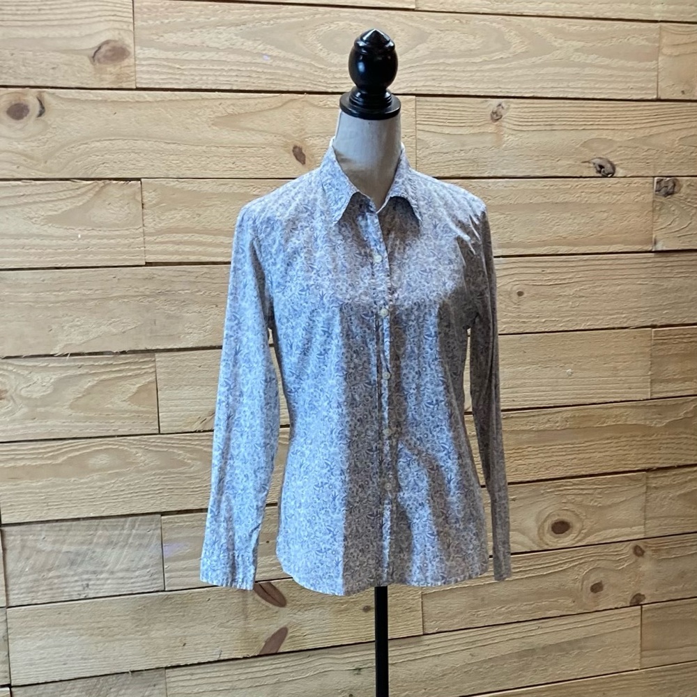 Vintage GAP floral button down shirt blouse